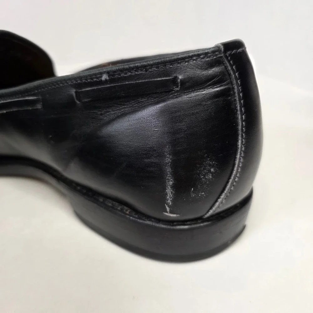 Allen Edmonds Mens 10 D Grayson Tassel Loafer Black Leather Handcrafted USA 8217